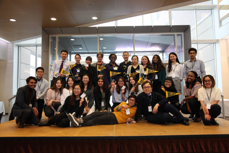 2019年春季，国际学生和校友齐聚全球论坛。
