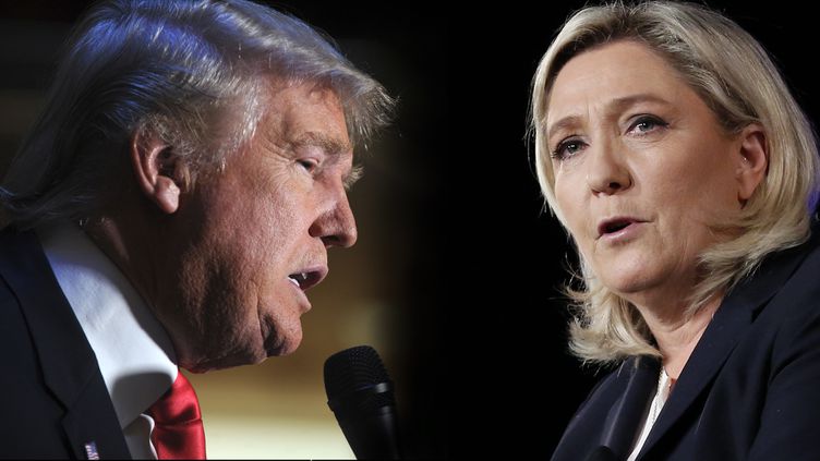 Image from: Carbonne, Frédéric. La presse américaine compare Donald Trump à Marine Le Pen. franceinfo, August 12, 2015.