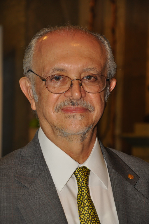 Mario Molina at the Nobel laureate Globalsymposium 2011, at Vetenskapsakademien in Stockholm, disc…