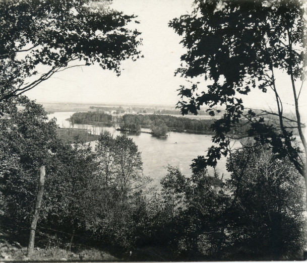小山公园——从俯瞰——大约1910年