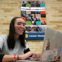 Students can explore new opportunities in the Career Works offices.
