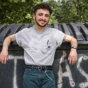 Syd Clark’23 started the Sustain Beloit program to keep recyclables out of landfills.