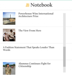 Magazine Homepage: stories tagged with notebook