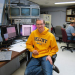 Morgan Rehnberg ’12, Beloit physics major, at Kitt Peak Observatory