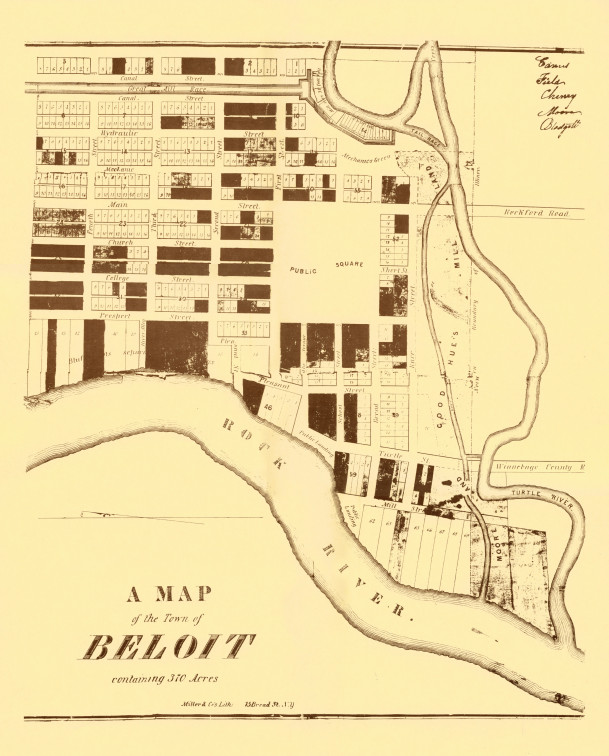 贝洛伊特镇地图