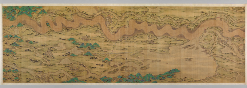 万里黄河沿岸，从17画到18世纪初，中国科瑞...