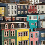 “加拿大纽芬兰的圣约翰是个美丽的城市!”这些房子都漆成醒目的颜色。这是个不错的地方。”